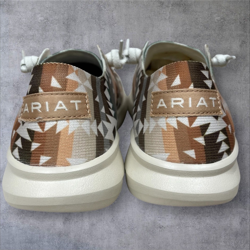 Ariat Hilo Neutral Southwest Print Loafer Shoes Womens 8B Comfort Aztec Western - Picture 7 of 9